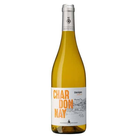 Vignerons Ardéchois - Vin blanc chardonnay les classiques (750ml)