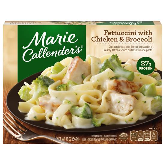 Marie Callender's Fettuccini With Chicken and Broccoli