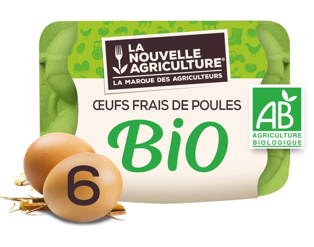 La Nouvelle Agriculture - Oeufs bio tout calibre (6)
