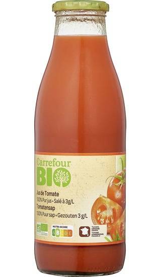 Jus de tomate bio CARREFOUR BIO - La bouteille d'1L