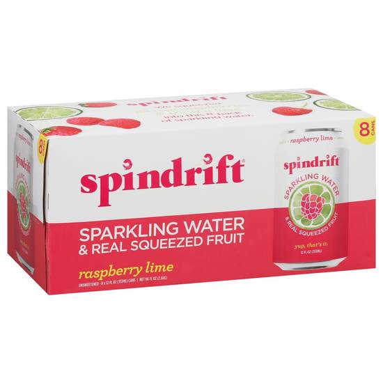 Spindrift Sparkling Water (100.3 oz) (raspberry-lime)