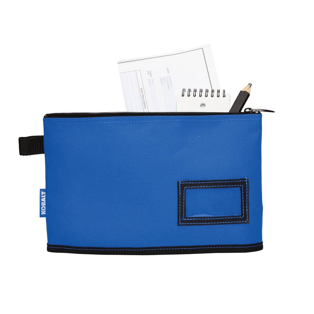 Kobalt Blue Polyester 12-in Zippered Document Bag | KB-10