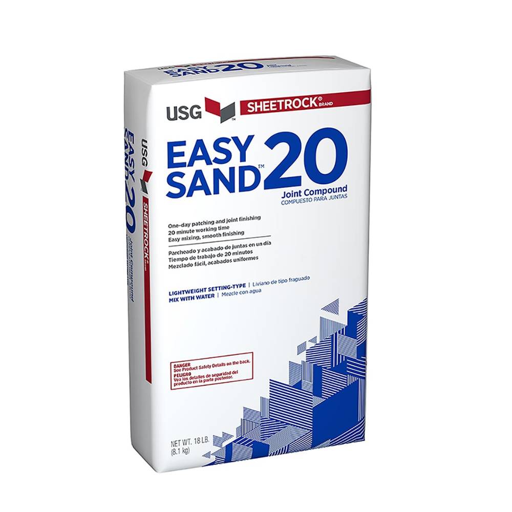 SHEETROCK Brand Easy Sand 18-lb 45-Minutes Set Time Lightweight Drywall Joint Compound | 384214