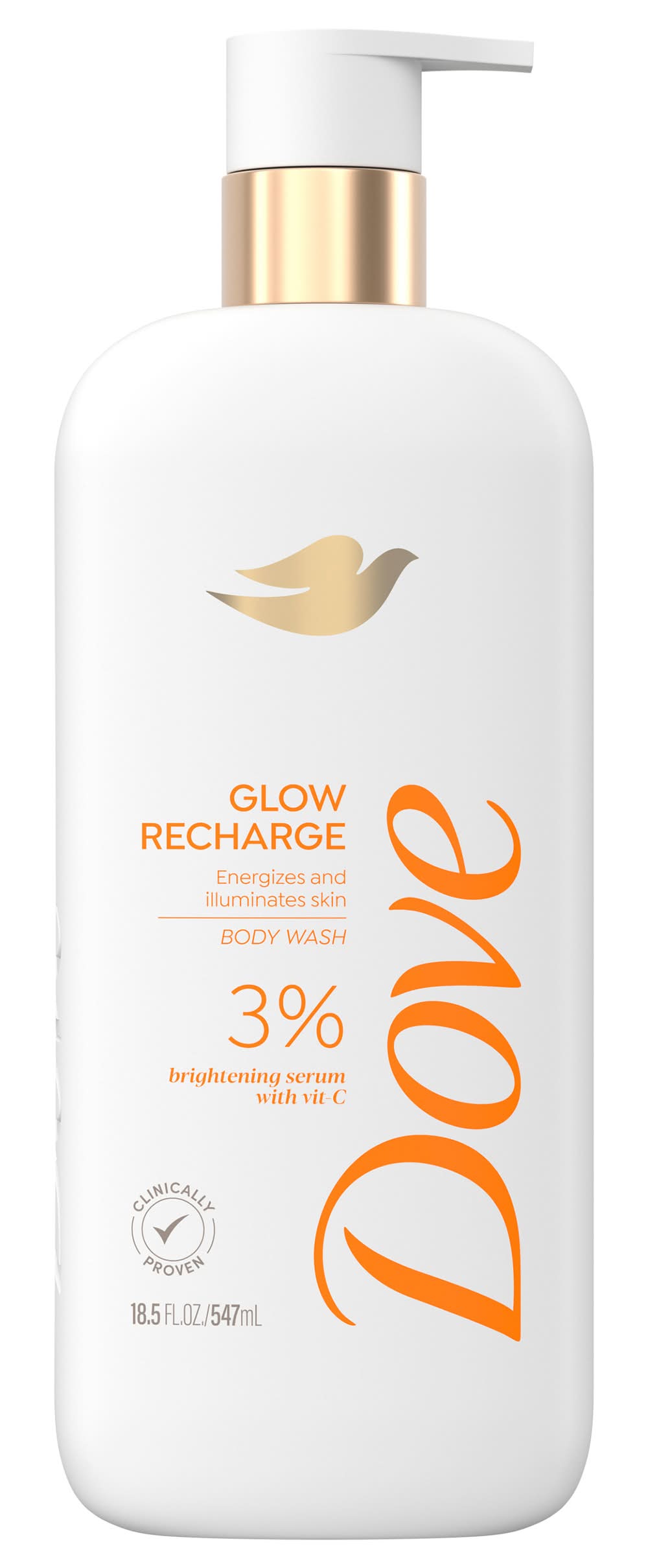 Dove Brightening Serum + Vitamin C - Glow Recharge Beauty Body Wash (18.5 fl oz)
