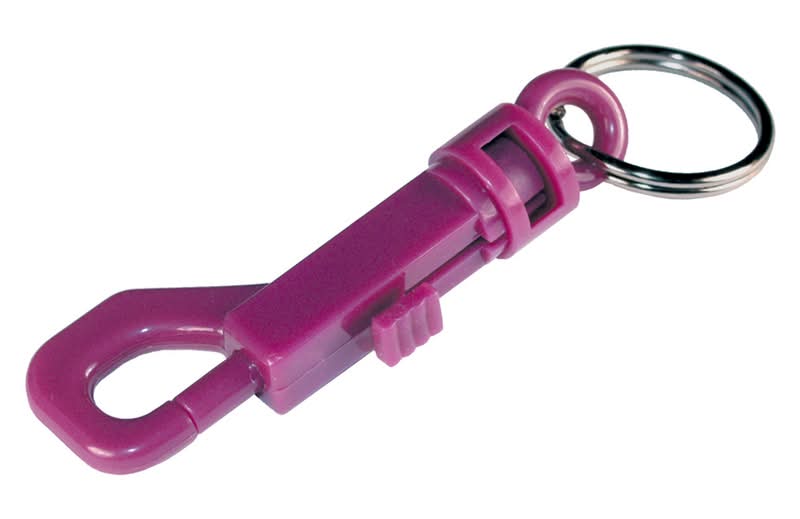 Hillman Metal/Plastic Assorted Clips/Snap Hooks Keychain