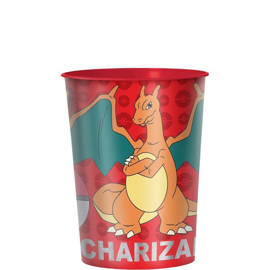 Metallic Charizard Favor Cup, 16oz - Pokemon