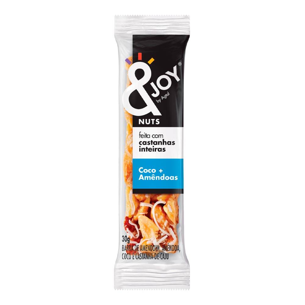 Joy · Barra de nuts com coco e amêndoas (30 g)