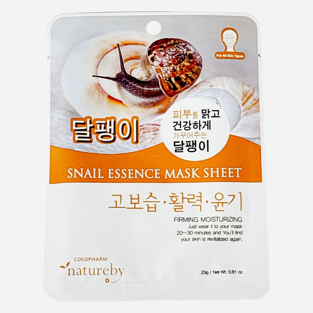 Snail mask sheet