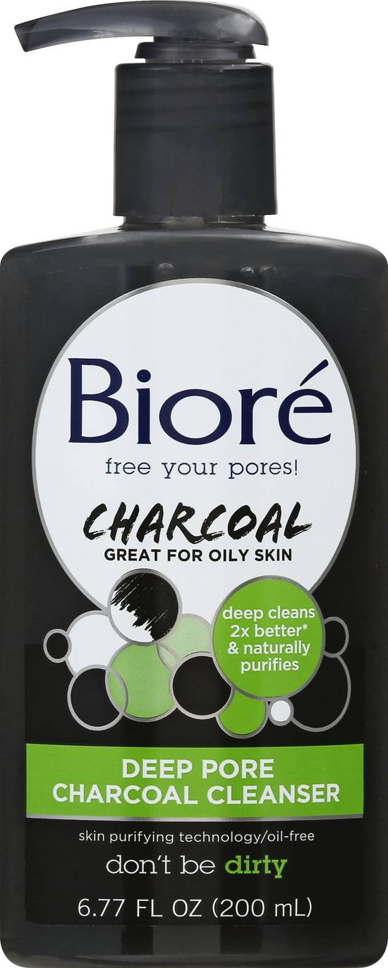 Biore Deep Pore Charcoal Cleanser