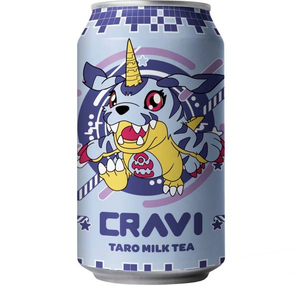 Digimon Taro Milk Tea 10.65 oz