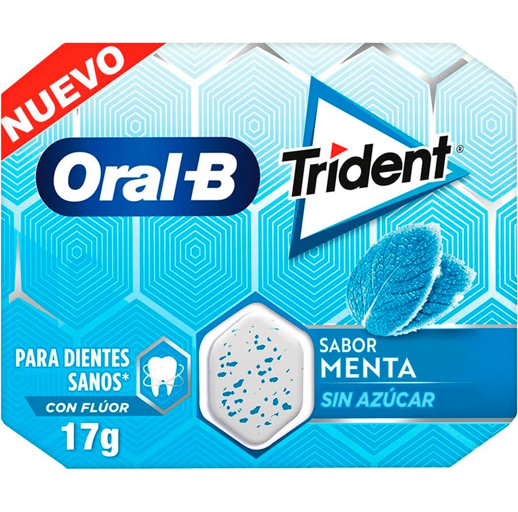 Trident - Pastilhas Peppermint sem Açúcar, 17g