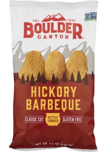 Boulder Canyon Hickory Bbq Chips (142g)