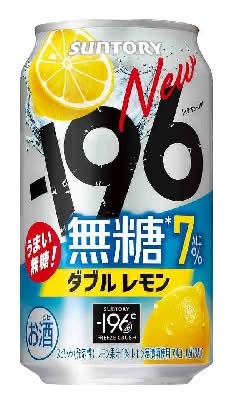 367956：サントリー -196 無糖ダブルレモン 350ML缶  / Suntory -196 Muto Double Lemon (Sugar-Free)