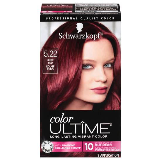 Color Ultime Schwarzkopf Permanent 5.22 Ruby Red Color Cream