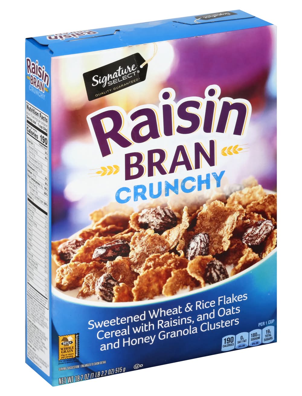 Signature Select Crunchy Raisin Bran Cereal (18.2 oz)