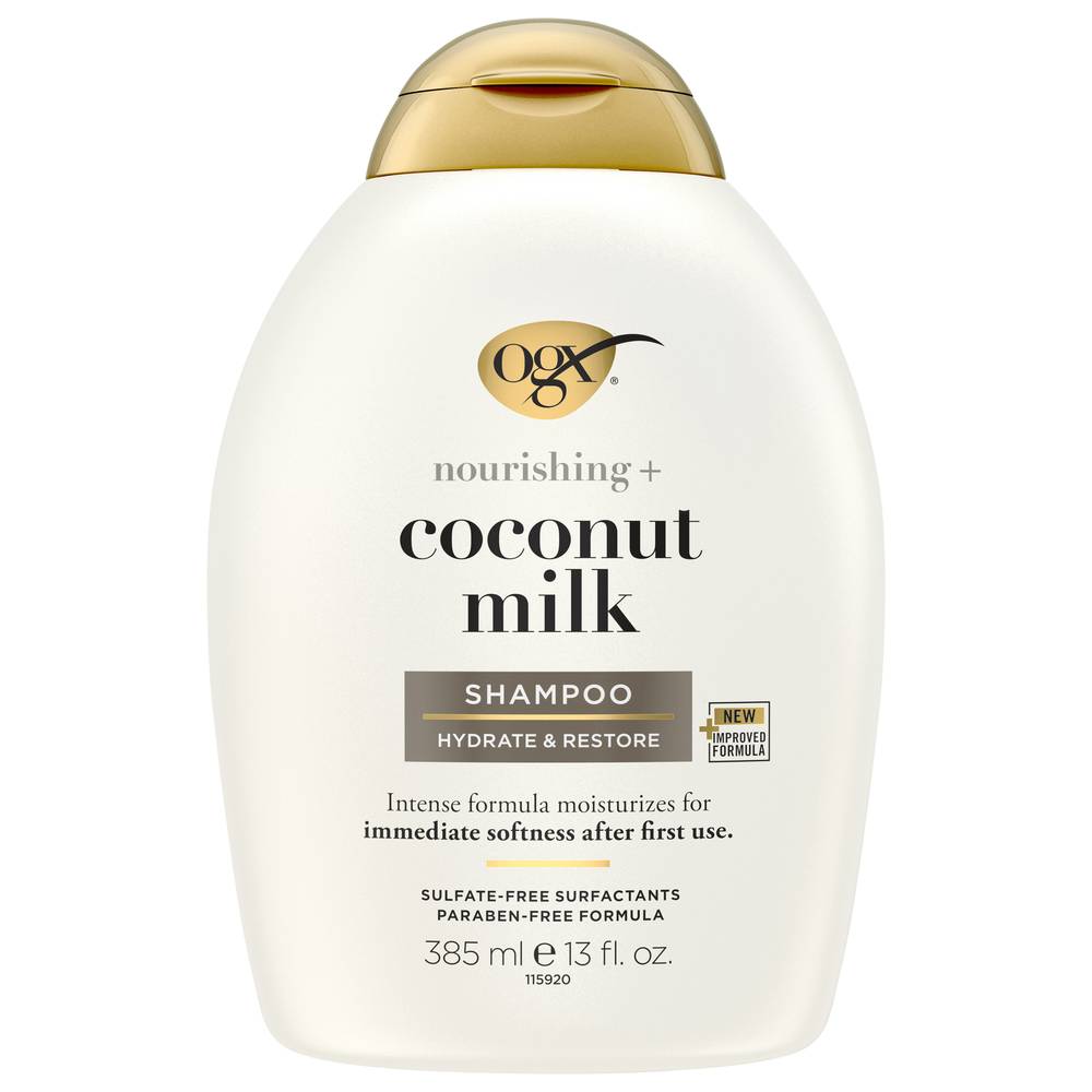 OGX Nourishing Coconut Milk Shampoo (385 ml)