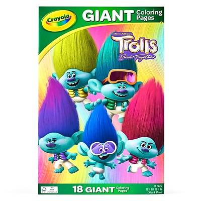 Crayola Giant Coloring Pages (trolls)