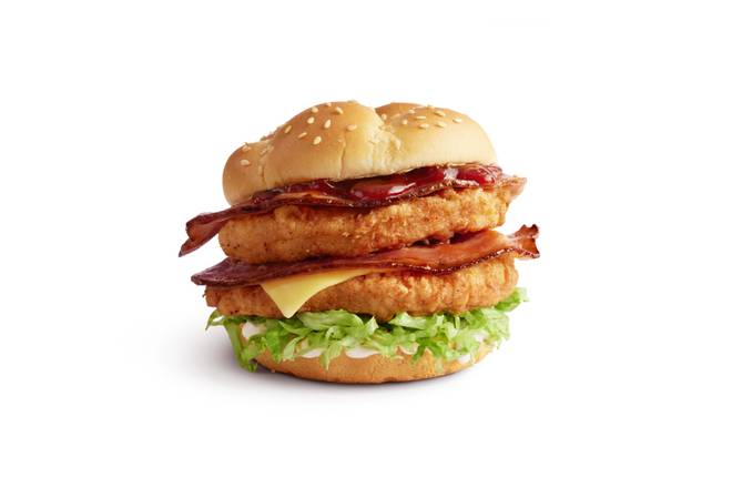 BBQ Bacon Stacker Burger