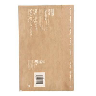 Scotch Curbside Recyclable Mailer, 4, Brown