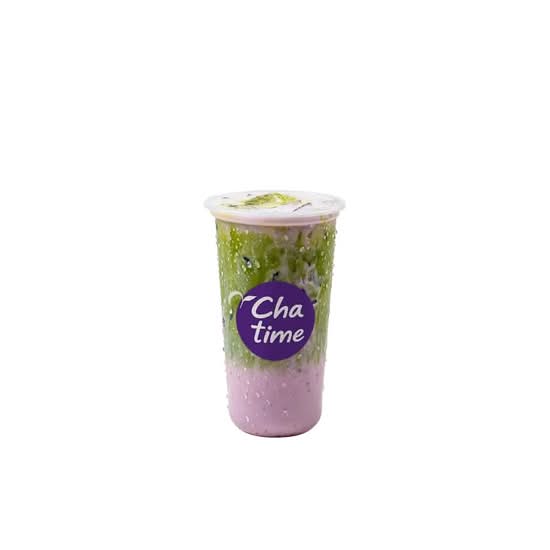 Latte Matcha aux bleuets / Matcha Blueberry Latte