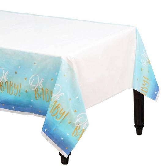 Blue Oh Baby Table Cover