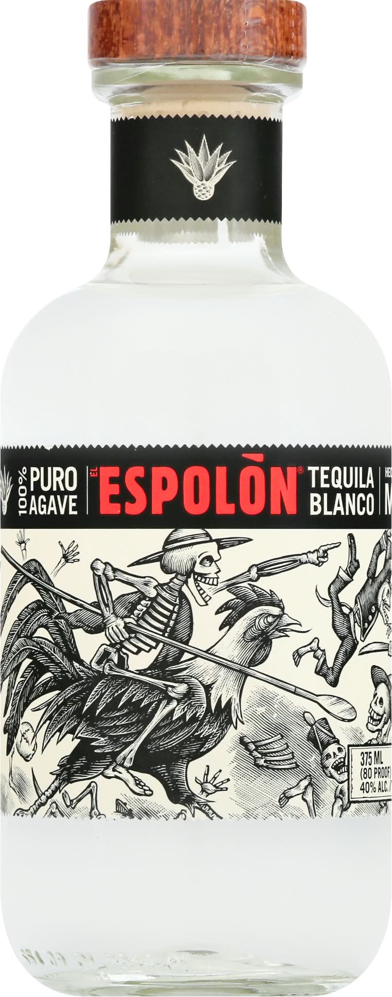 Espolòn 100% Puro Agave Blanco Tequila (375 ml)
