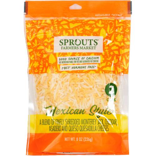 Sprouts Mexican Style Shredded Cheese