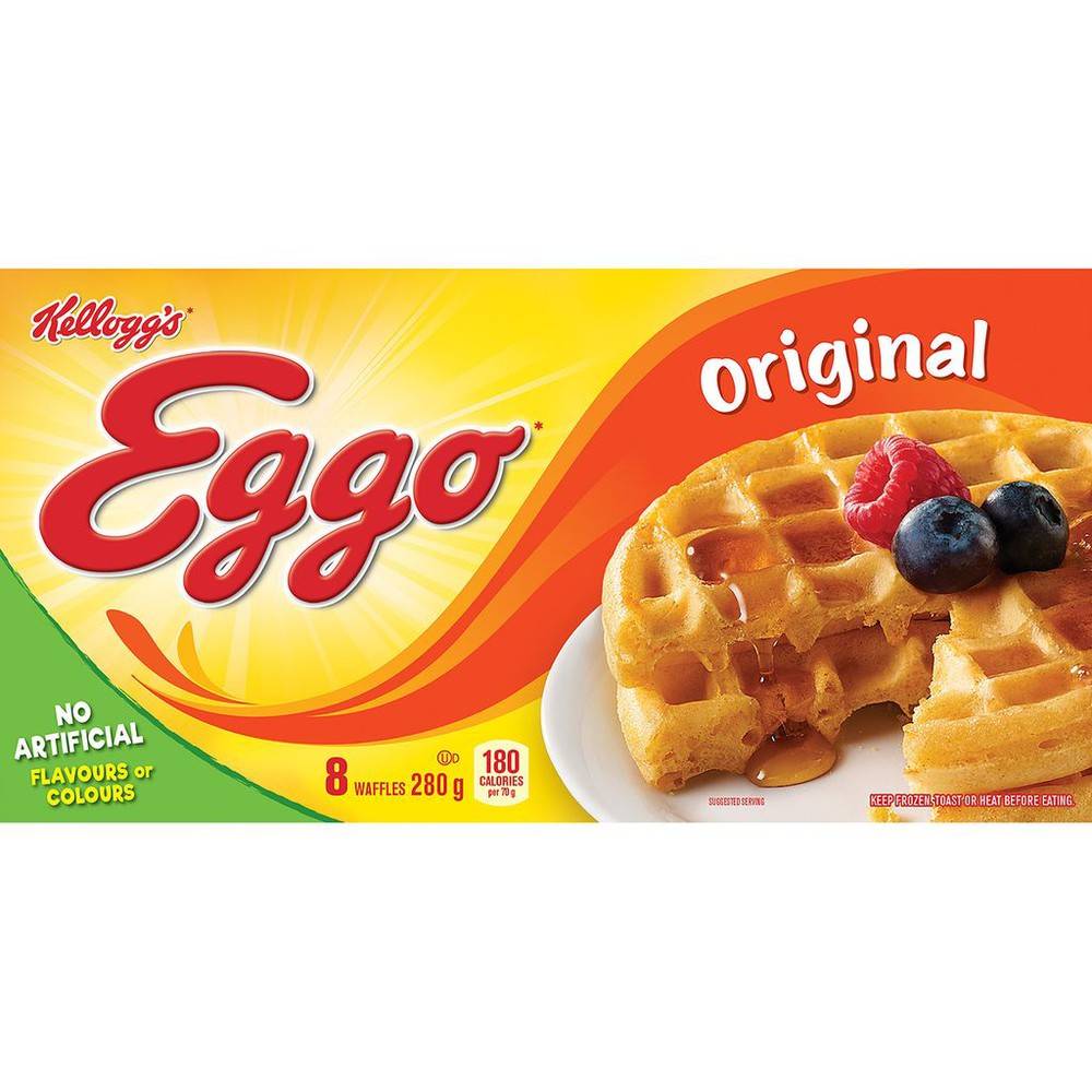 Eggo gaufres originales, eggo (8 unités, 280 g) - original waffles (8 units, 280 g)