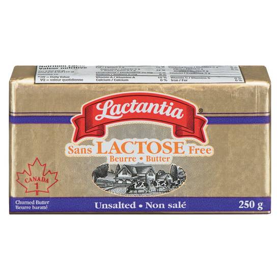 Lactantia Lactose Free Unsalted Butter (250 g)