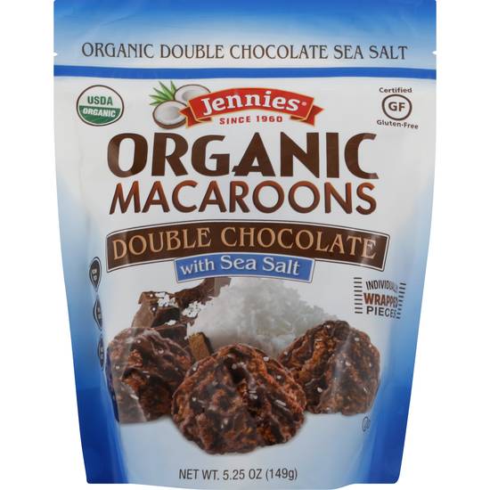 Jennies Organic Double Chocolate With Sea Salt Macaroons (5.3 oz)