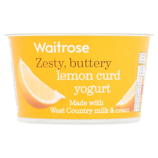 Waitrose Lemon Curd Yogurt
