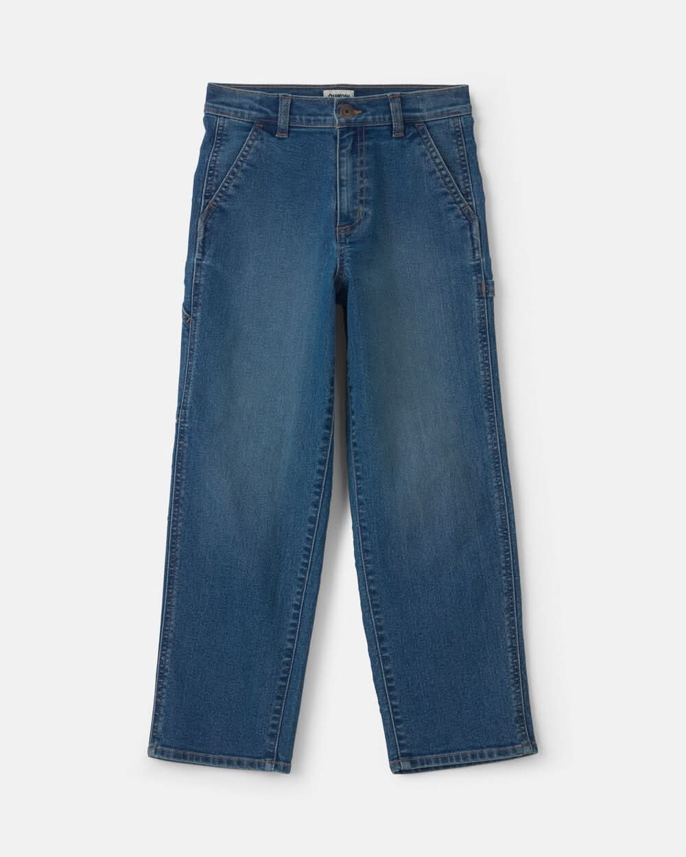 Boys Denim Baggy Jeans - Medium Wash - 6