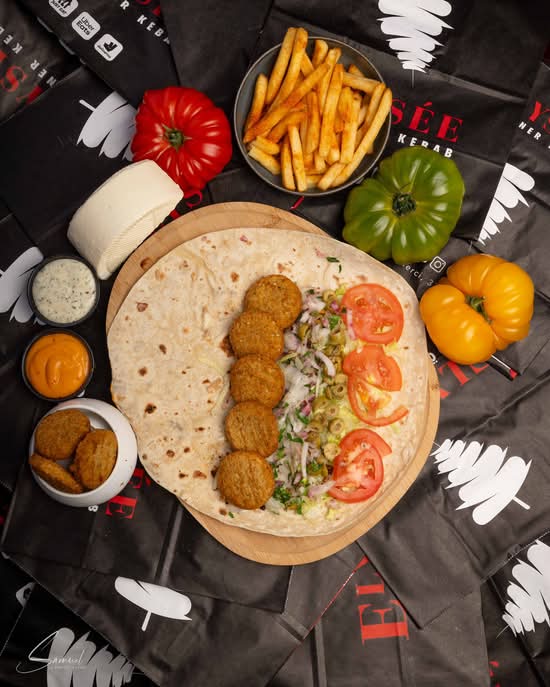 sandwich végétarien falafel