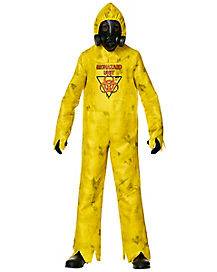 Kids Hazmat Hazard Zombie Costume (Child Large)