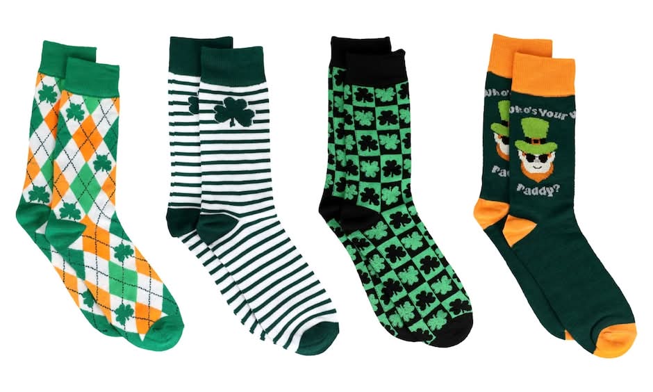 Men's St. Patrick's Day Socks, 2-pc Pack.