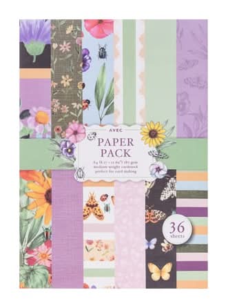 Paper Pack 36-Count Floral
