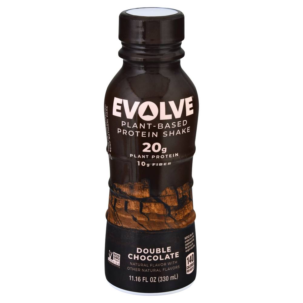 Evolve Plant-Based Protein Shake, Double Chocolate (11.16 fl oz)