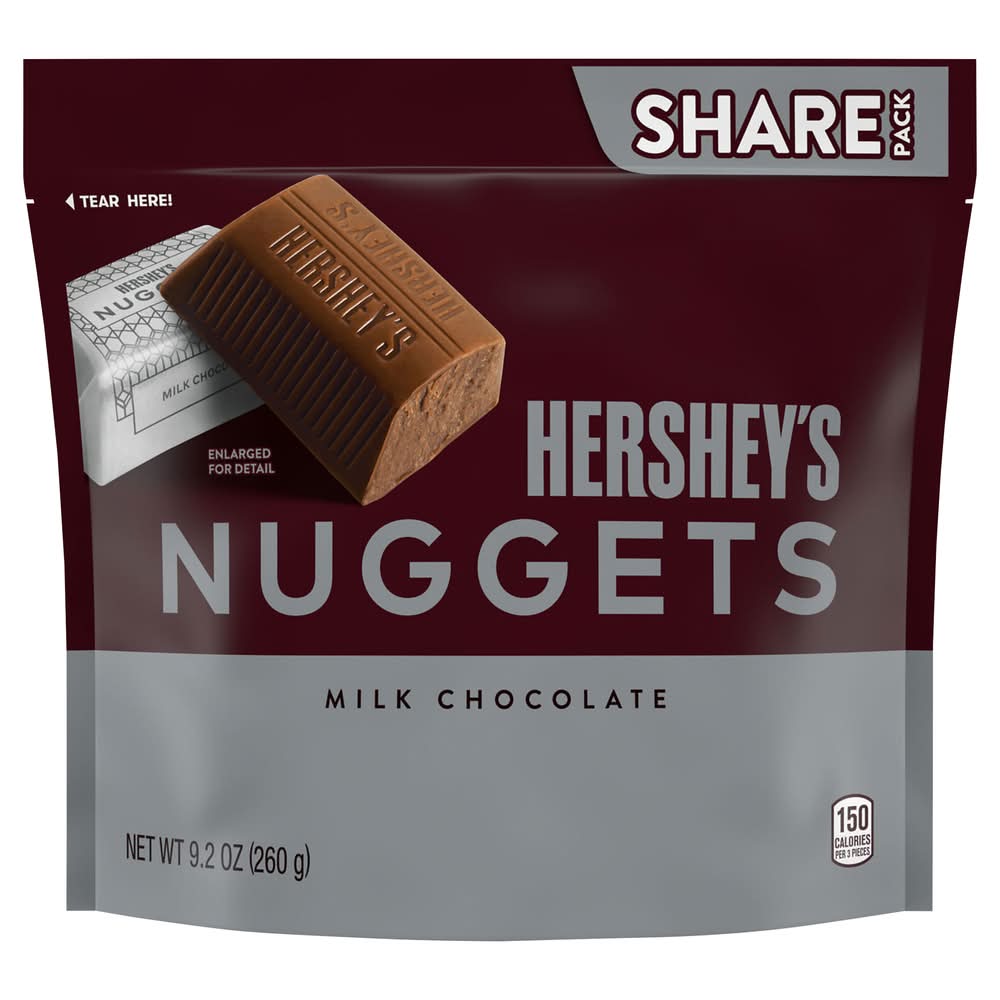 Hershey's Milk Chocolate Nuggets Share pack (9.2 oz)