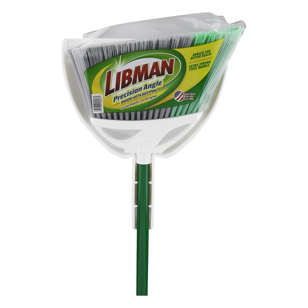 Libman Broom With Dustpan (1.3 oz)