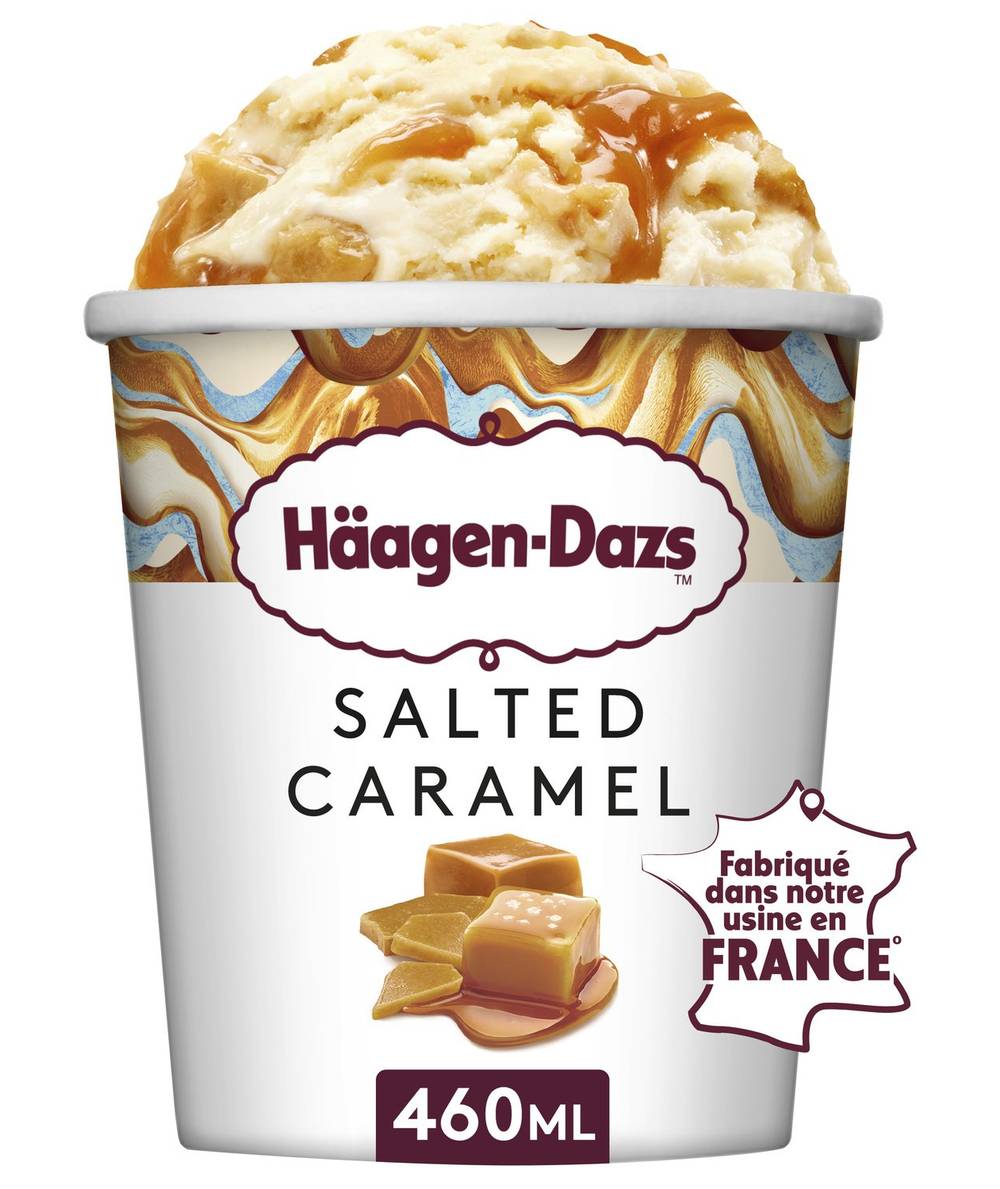 Glace caramel au beurre salé HAAGEN-DAZS - le pot de 400g