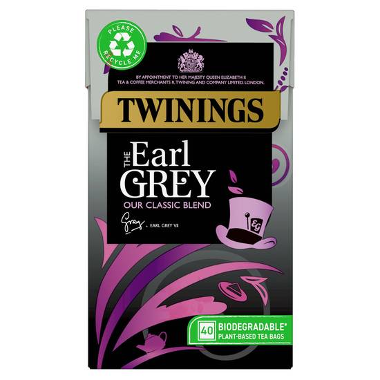 Twinings Earl Grey Teabags 100g x40