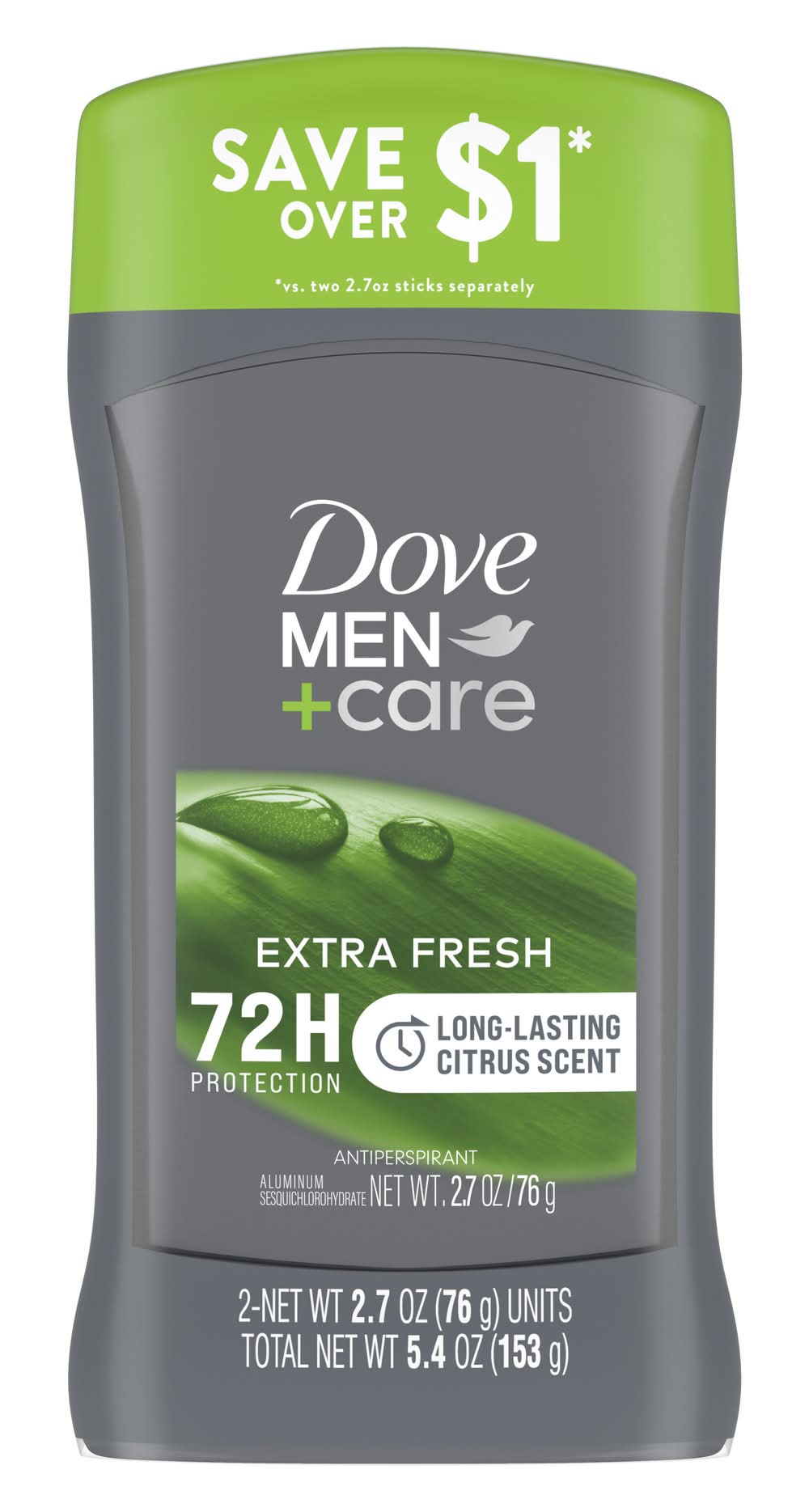 Dove Men+Care Twin pack Extra Fresh Antiperspirant (2.7 oz)