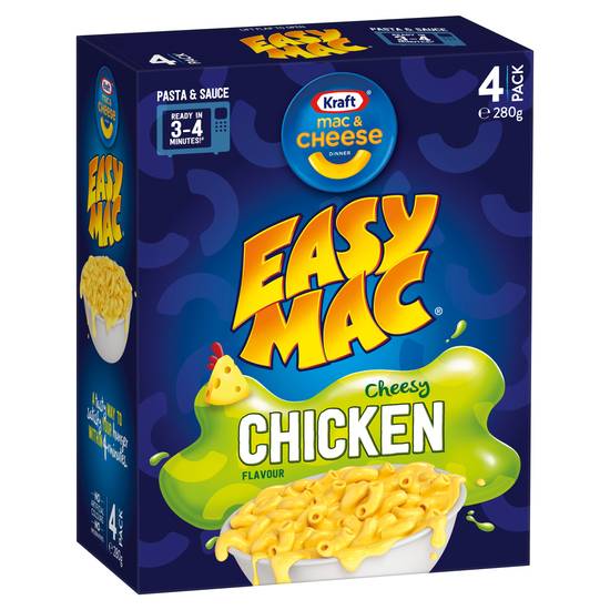 Kraft Easy Mac & Cheese Cheesy Chicken Pasta 280g