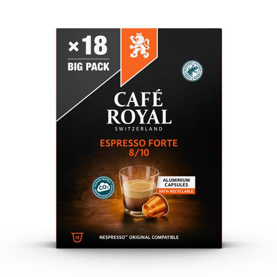 Café Royal - Café capsules compatibles nespresso espresso forte (93 g)