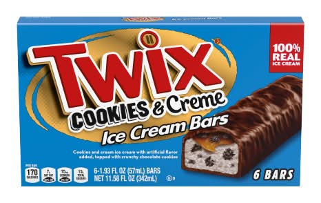 Twix Cookies & Creme Ice Cream Bars (11.58 fl oz)
