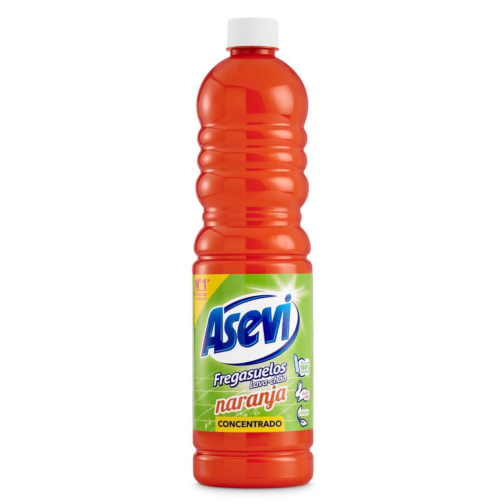 Fregasuelos Concentrado Aroma Naranja Asevi Botella 900 Ml