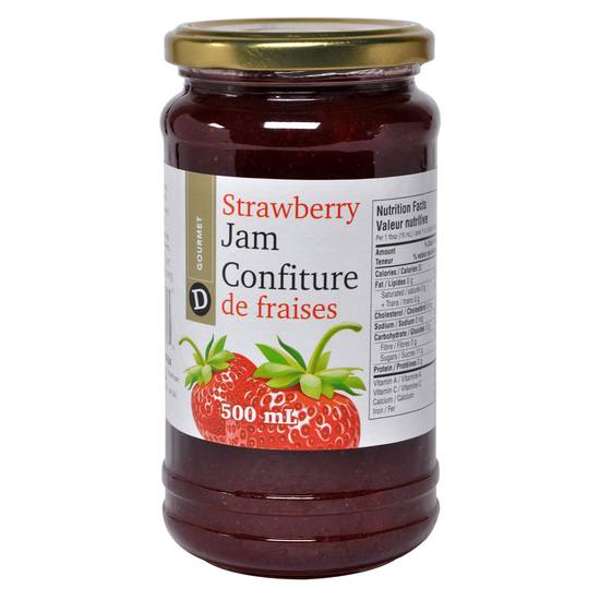 D Gourmet Strawberry Jam In A Big Jar (N.W.500ML)