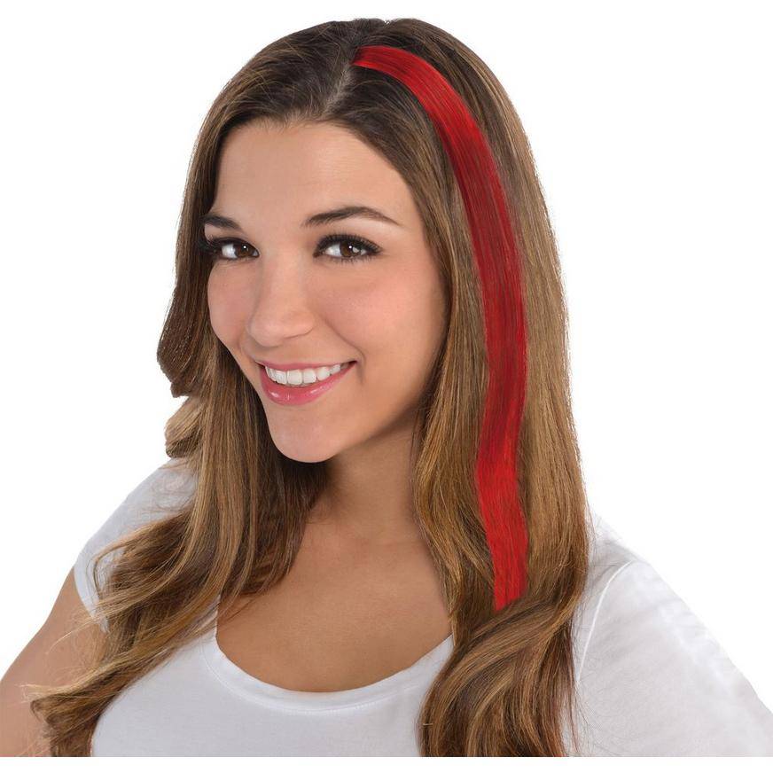 Party City Hair Extension (female) (red )