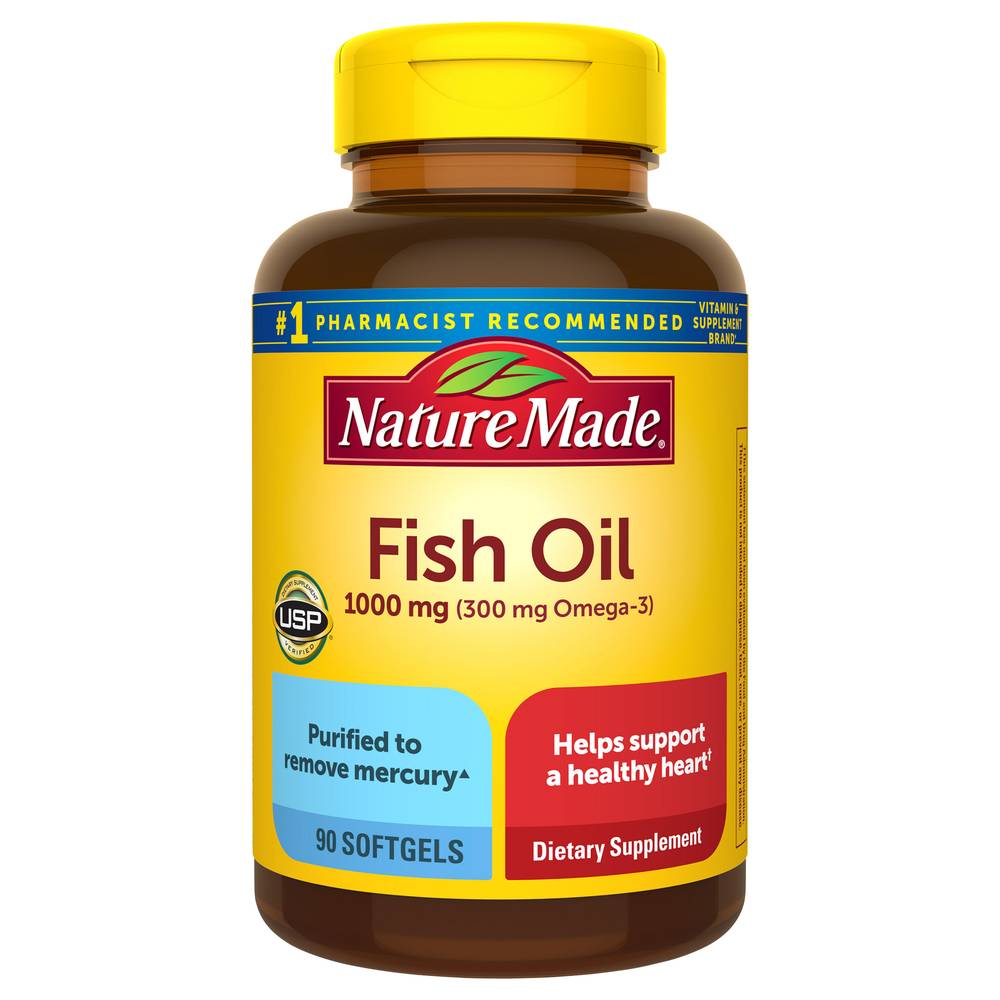 Nature Made 1000 Mg Fish Oil Softgels (90 ct)