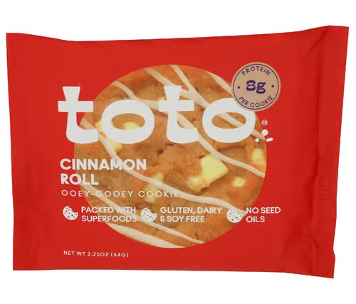 Toto Foods Co Cinnamon Roll Seed Oil Free Cookie